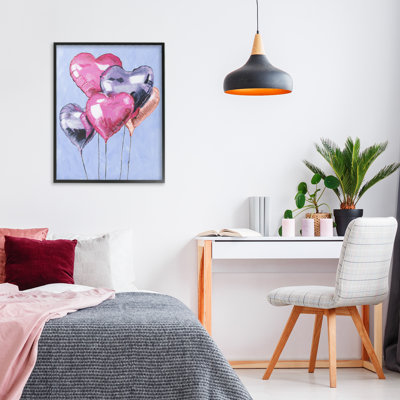 «Heart Ballons Celebration», estampe numérique, conception de Michael Willett