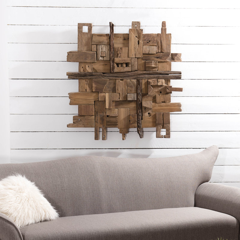 Julius Abstract Wall Decor on Wood