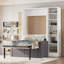 Lit escamotable simple avec tablettes intégrées et fonction canapé - pas besoin de sommier, fabrication durable