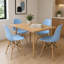 Chaise d'appoint Chu (ensemble 4)-130678161