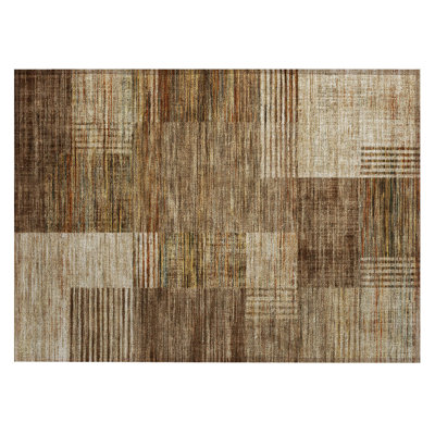 Machine Washable Indoor/Outdoor Jacinto ACN2149 Geometric Rug