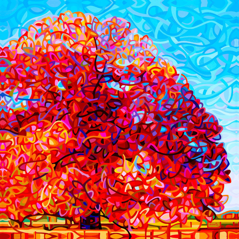 Ensemble de housse de couette DiaNoche en microfibre par Mandy Budan - Arbre de Bouddha