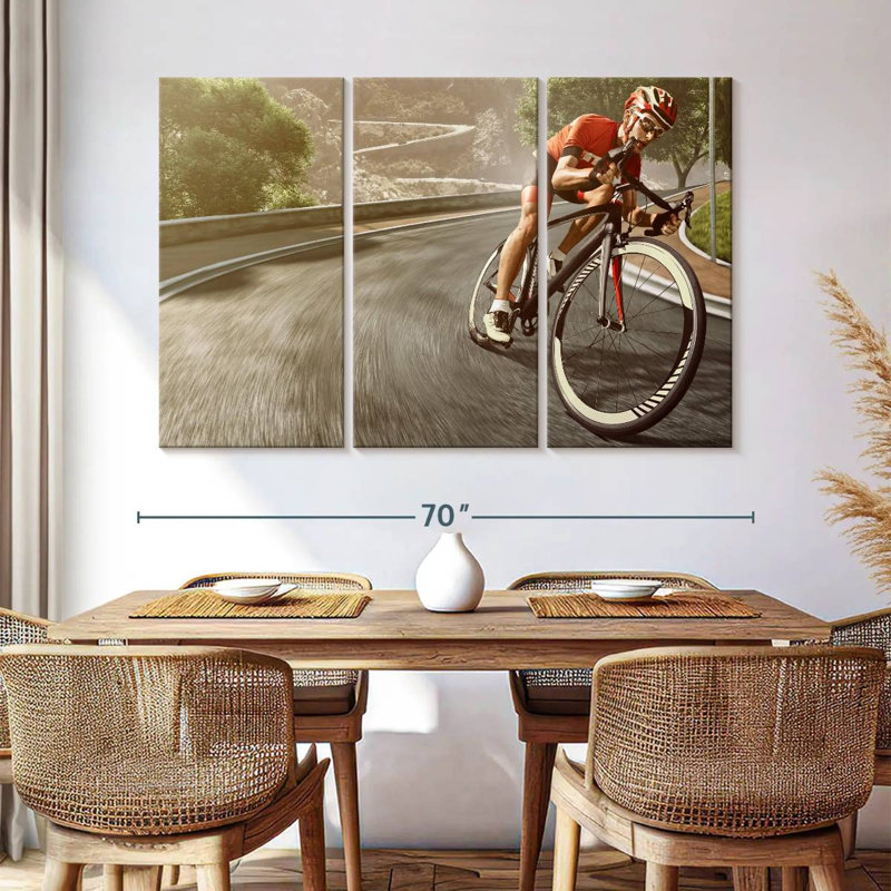 Cyclisme sur route sinueux Sireci, H 42 po x l 65 po