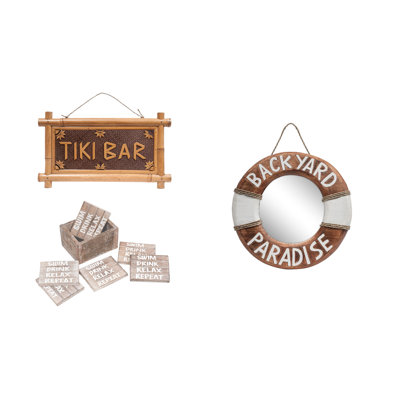 Ensemble d'accessoires Tiki-bar par RAM Game Room