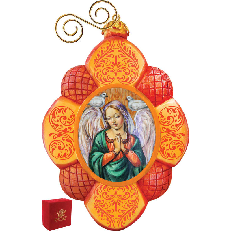 Derevo 3'' Handmade Hanging Figurine Ornament