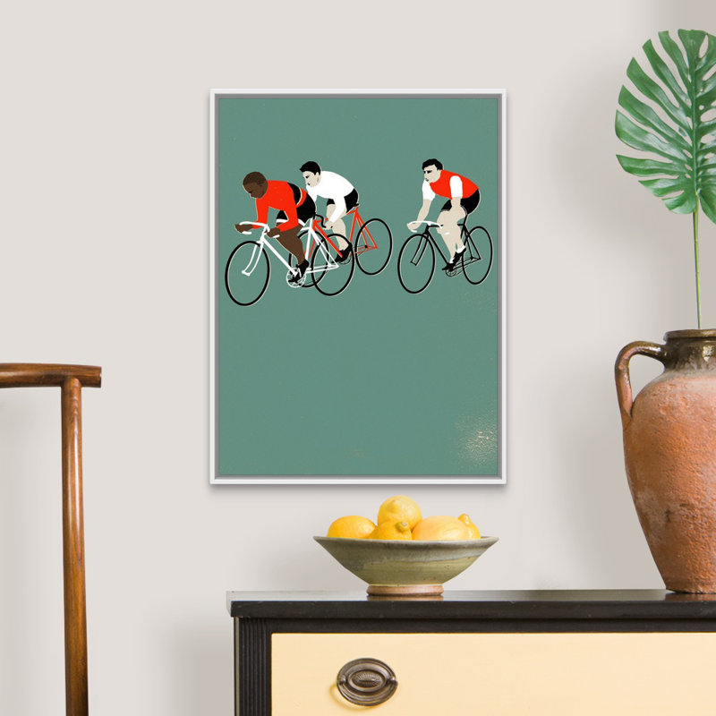 «Mt Green, 2014» par Eliza Southwood - reproduction d'art sur toile, Cadre blanc, H 26 po x l 20 po x P 1,75 po