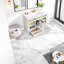 Meuble-lavabo blanc 36 po