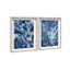 Blue Folliage Set Shadowbox Floral & Botanical Print by Oliver Gal, Black Frame, 10 x 15-1558418017-1558418023
