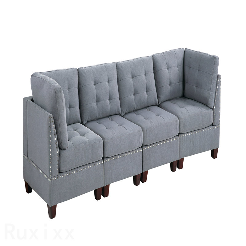 Ensemble modulaire - 4 pièces en gris