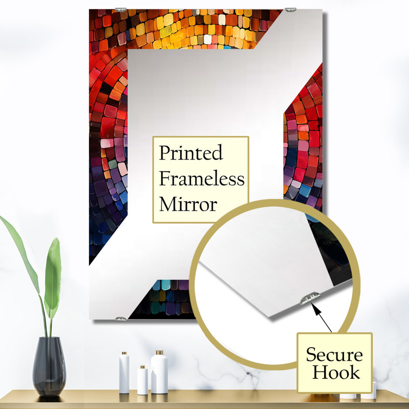 Bisa - Miroir mural à disques vinyle MIR136796, 40 po x 30 po