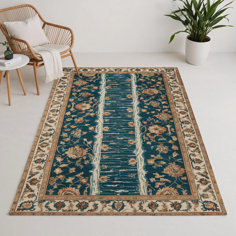 Tapis d'intérieur et d'extérieur gris Persian