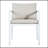 Durable All-Weather Aluminum Frame Patio Chairs With Comfortable Fabric Cushions, Set Of 2, 300Lbs Capacity-200514810