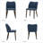 Upholstered Solid Wood Small Dining Chairs - Ergonomic Curve & Plush Padding for Multiple Spaces-1996899379