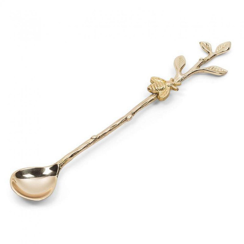 Bee On Twig Long Handled Spoon