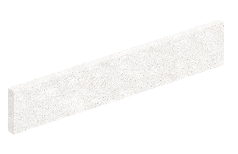 Bathroom Vanity Top Left Hand Side Splash, Natural White