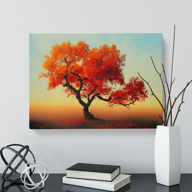 Hypnotic Apple Tree - Wrapped Canvas, 50cm H x 76cm W x 3cm D