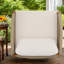 Chaises longues modernes de patio, chaise de club de corde de bois d'acacia pour le patio à la maison