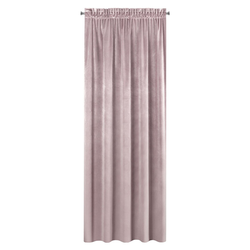 Sighild Blackout Curtain, 140 W x 300 D cm, Light Pink