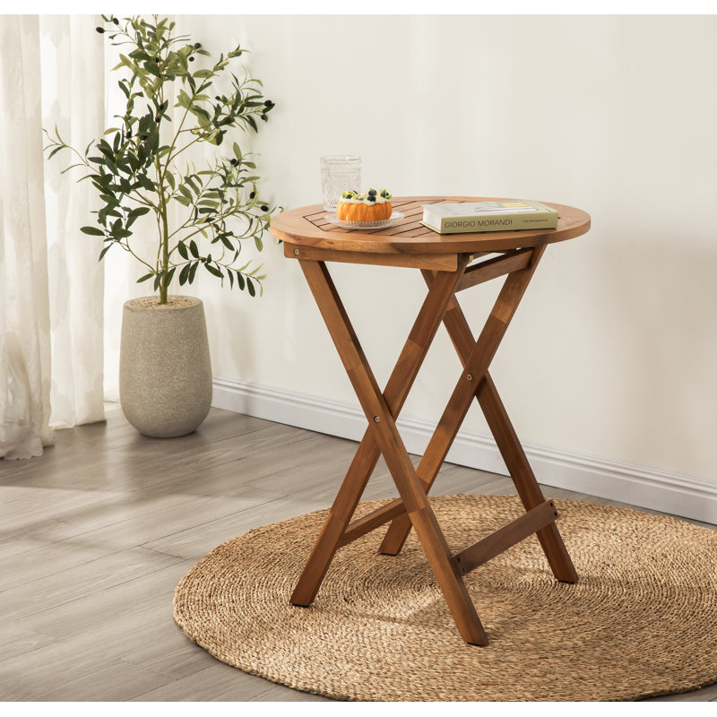 Solid Wood Patio Folding Table