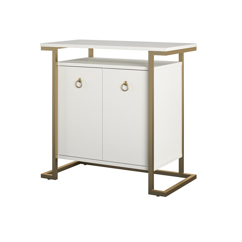 Camila Bar Cabinet, White