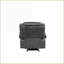 Fauteuil inclinable oscillant en microfibre gris foncé avec port USB | Cadre en bois synthétique