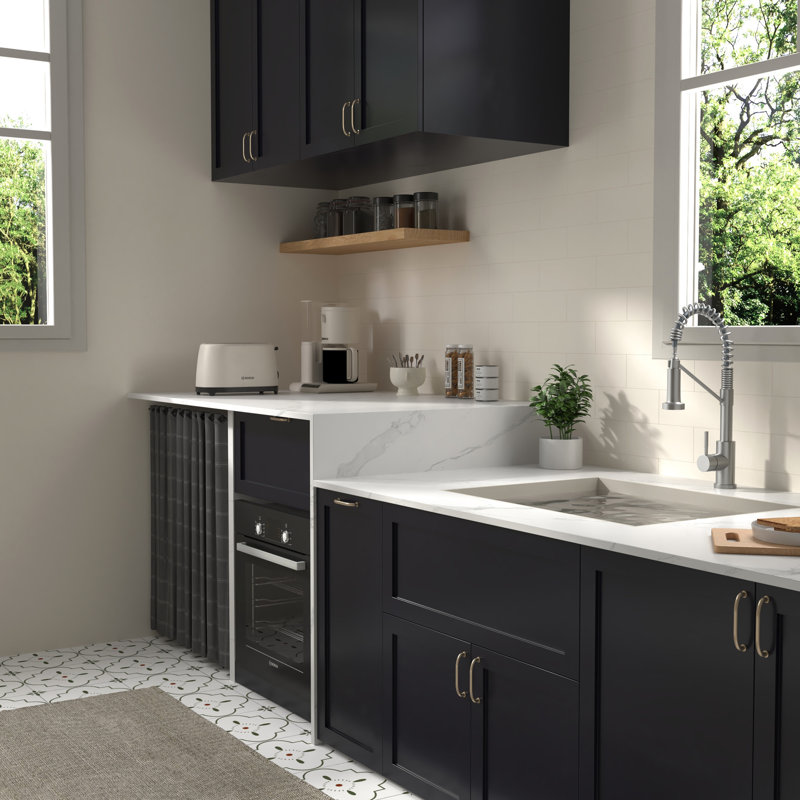 19" Single Handle Brushed Nickel Faucet - And Stylish Kitchen Fixture Elegant For Kitchens, Brushed Nickel