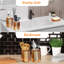 Ensemble complet d'accessoires de salle de bain en acrylique 4 pièces avec distributeur de savon, gobelet, porte-savon, porte-brosse à dents, ensembles de décoration de salle de bain orange
