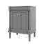 Meuble-lavabo contemporain de 24 po avec lavabo sur pied et armoire de rangement à deux niveaux-1057954595-1057954598