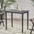 Dark Gray Bar Table, Minimalist For Outdoor Deck, 41 , 41" Height, Assembly Required