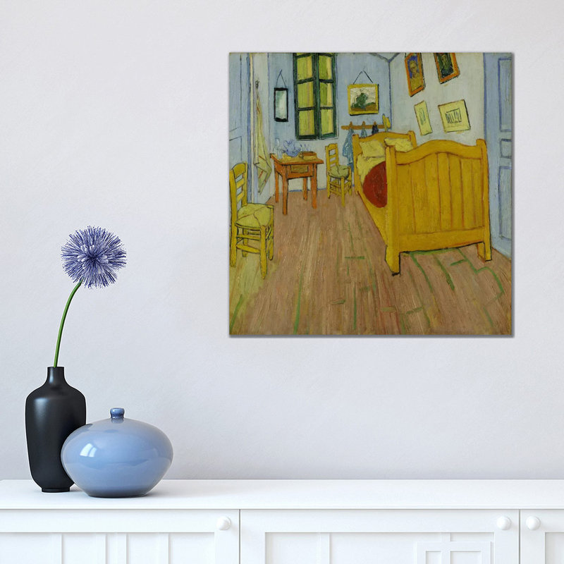 Bedroom In Arles, First Version, October 1888 (van Gogh Museum) by Vincent Van Gogh - Wrapped Canvas Painting