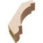 Attelle de genou en faux bois de cèdre brut Timberthane, l 3 po x P 12 po x H 12 po, brun clair apprêté-88135278