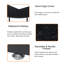 L-Shaped Metal Base Executive Desk-781180997