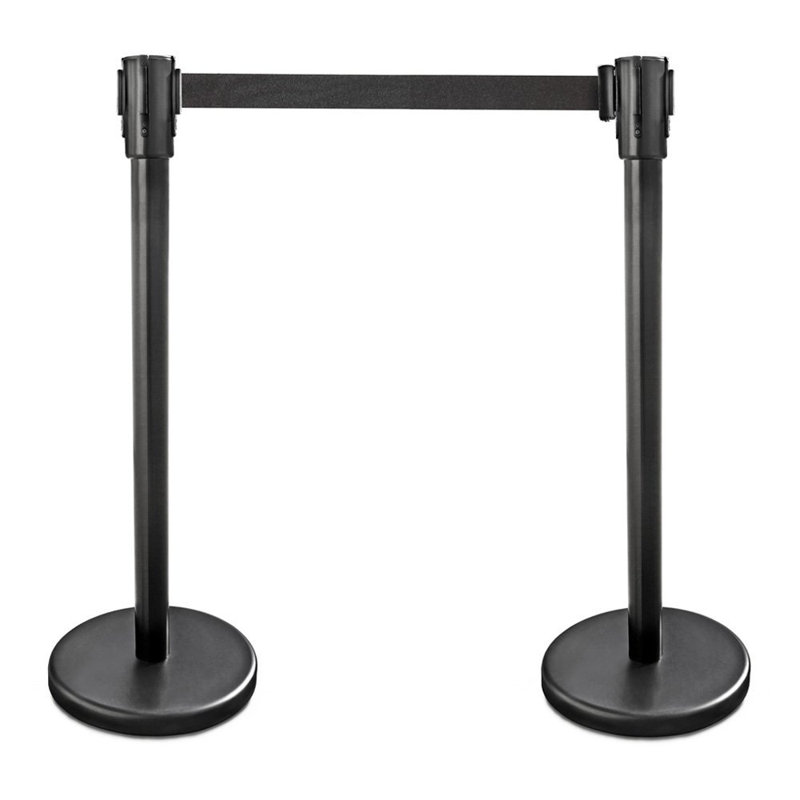 Stanchion de contrôle de foule, Noir
