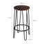 Ensemble de 17 tabourets de bar 17,5 po 17 Stories, noyer