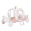 Lit simple de style princesse avec couronne-654245818