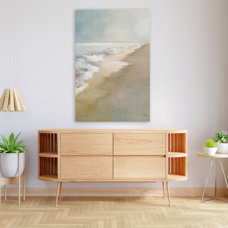 Art de la plage et de la marée bleue, H 48 po x l 32 po
