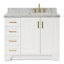 ARIEL TAYLOR 43 IN RIGHT OFFSET RECTANGLE SINK VANITY-1027254364-1039231810-1039231820