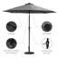 Parasol de marché solaire 9 'à DEL-985043384