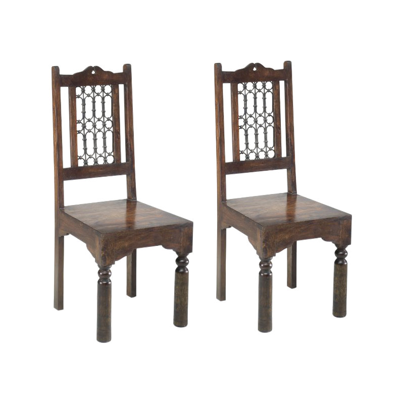 Mathilda Solid Wood Slat Back Side Chair