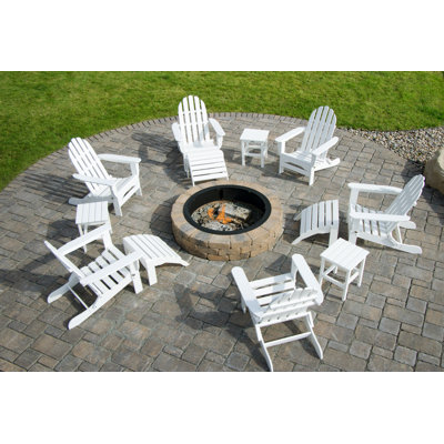Leighton Foldable Outdoor Adirondack Set