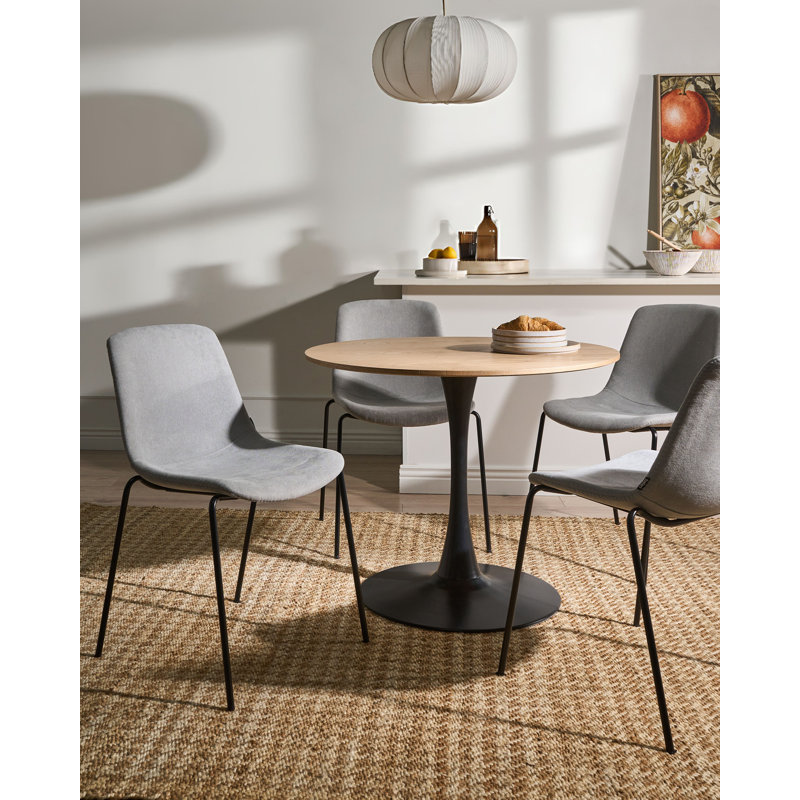Upholstered Counter Stool, Grey