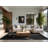 Soft Plush Eldert Camera Tripod Modern & Contemporary Geometric Area Rug in Gray – Black Binding-1458880759