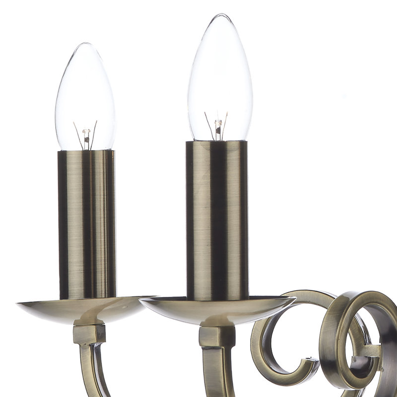 Ameche 5 - Light Candle Style Chandelier