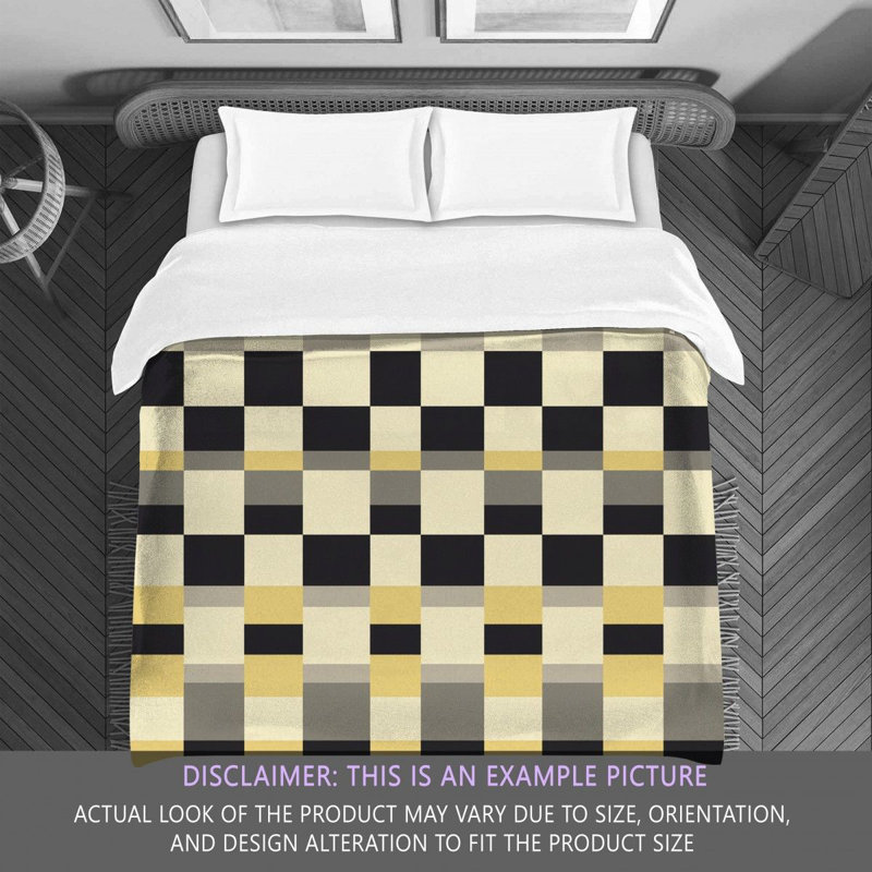 Édredon Modern Gingham, Très grand édredon