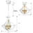 Chinaza 15.74 in. 4-Light Flush Mount Rustic Hanging Chandelier-1206045989