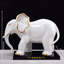Sculpture artistique d'éléphant pour la prospérité