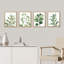 «Green Pastel Forest Fern Leaf», reproduction encadrée de 4 pièces-90605184-90605185