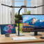 Lampe de bureau à DEL pour la maison et le bureau, avec base, bras pivotant en col de cygne de 28,3 pouces, à intensité variable et très lumineuse, idéale pour la lecture, les études et les bureaux