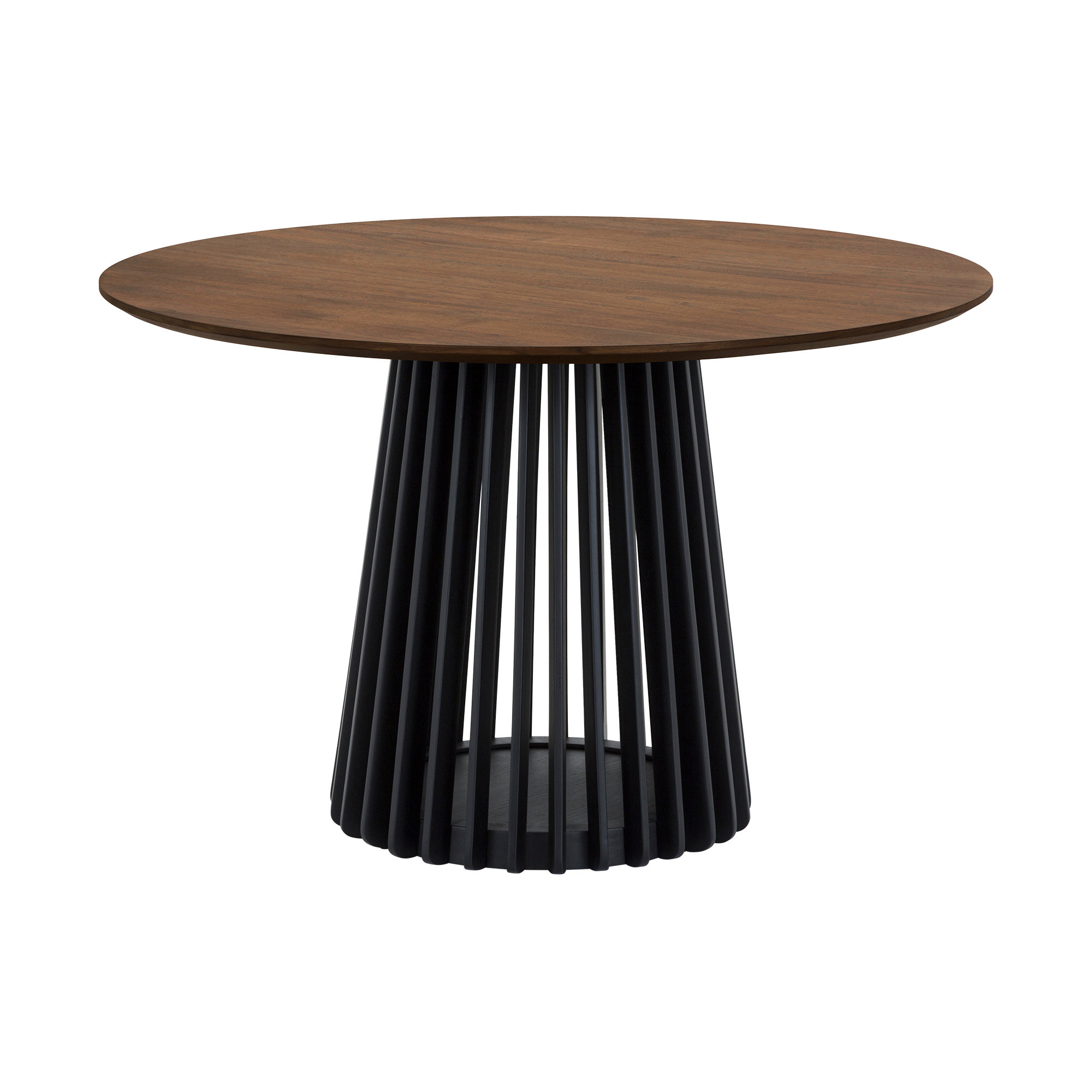 Brysa 5 - Piece Extendable Dining Set, Black, Walnut
