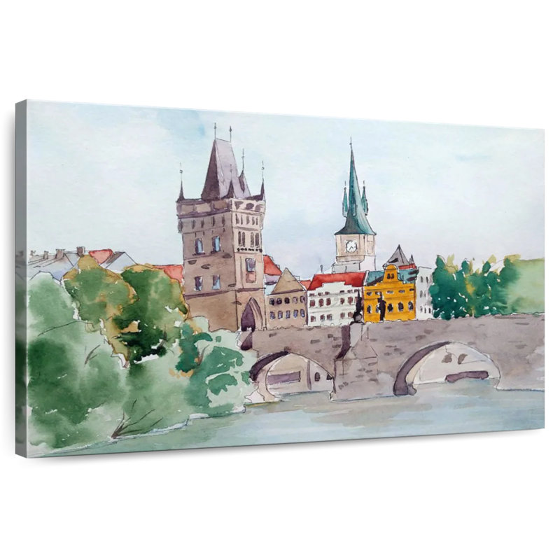 Prague Dream, 8" H x 12" W